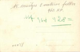 1928 Budapest XVI. Mátyásföld, a Magyar Légiforgalmi Rt. (MALERT) H-MFNA lajstromjelű Fokker F-VIII....