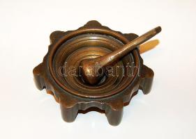 Kis dekoratív rézmozsár