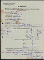 1887-1925 6 db vegyes ferencvárosi okmány és papír