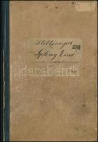 1915 Bp., Budapesti M. K. Állami Hidak fizetési könyve