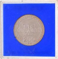 Lengyelország 1974. 200Zl Ag "A Lengyel Népköztársaság 30. évfordulója" műanyag tokban T:2...