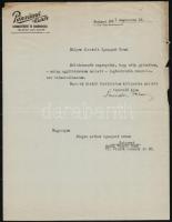 1931-1943 Újságok fejléces levélpapírjai (Malomújság, Pénzügyi Kurir, Magyar Kereskedelem és Pénzügy...