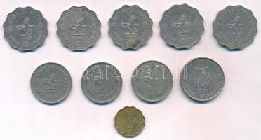 Hongkong 1975-1989. 2D (5xklf) + 1978-1980. 1D (3xklf) + 1981. 5D + 1982. 20c T:2,2-
Hong Kong 1975...