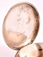 Ezüst (Ag.) Georg Wildner (Lauf)  másodpercmutatós kulcsos zsebóra, működik, jelzett, számlap és üve...