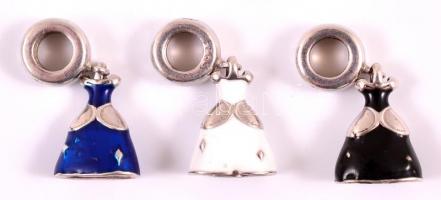 Cinderella ezüst (Ag.) charm ( 3 db), jelzett, bruttó: 6,1 g