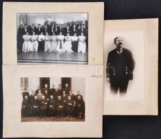 cca 1910 Kb 30 db vegyes fotó és fotólap, benne az alcsúti kastélyban készült képek is