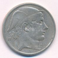Belgium 1951. 50Fr Ag BELGIQUE T:2- Belgium 1951. 50 Francs Ag BELGIQUE C:VF Krause KM#136.1