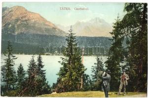 1911 Tátra, Tatry; Csorba-tó. Feitzinger Ede No. 1021. / Strbské pleso (Rb)