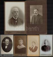 cca 1900-1910 6 db feliratozott fotó a Barabás család tagjairól