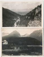 6 db RÉGI felvidéki képeslap, egy magyar lappal / 6 pre-1945 Upper Hungarian (Slovakian) postcards w...