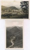6 db RÉGI felvidéki képeslap, egy magyar lappal / 6 pre-1945 Upper Hungarian (Slovakian) postcards w...
