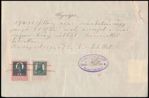 1928 Bp., Schneller József Fehér Sütemény és Kenyérgyára fejléces számlája okmánybélyeggel