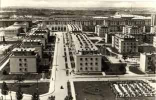 Dunaújváros, Dunapentele, Sztálinváros - 9 db modern városképes lap / 9 modern town-view postcards