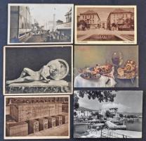 134 db főleg RÉGI külföldi képeslap, városok és motívumok / 134 mostly pre-1945 European town-view and motive postcards