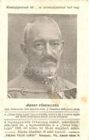 1905 Gyászlap József Főherceg emlékére, a Tolnai Világ-Lapja kiadása / obituary card of Archduke Joseph Karl of Austria (fl)