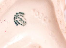 Spániel, kézzel festett, jelzett (Cluj), apró kopás nyomokkal, m: 33 cm