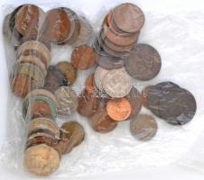 Nagy-Britannia Vegyes érme tétel ~0,45kg súlyban T:vegyes Great Britain Various coins in ~0,45kg weight C:mixed