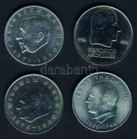 NDK 1971-72. 20M (4x) mind klf motívummal T:2,2+