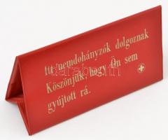 Retró nemdohányzó asztali tábla műbőr 24x13 cm