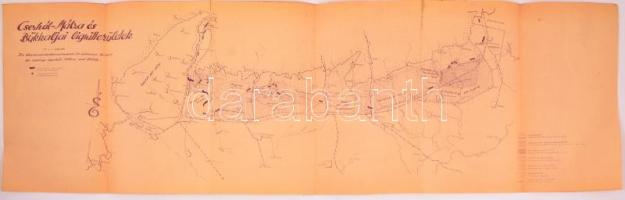 cca 1970-1990 Magyarországi földtani térképek. Összesen 21 db. különféle. Köztük nagyméretűek