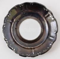 Bareuther Bavaria porcelán teás készlet (csésze+alj, cukortartó, kanna), jelzettek, kopásokkal, külö...