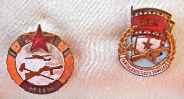 ~1959. "MHS Tartalékos Tiszti Tagozat" zománcozott fém jelvény eredeti tokban, benne &quot...