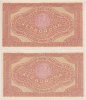 1920. 2K "2aa" (2x) sorszámkövetők T:I,I-