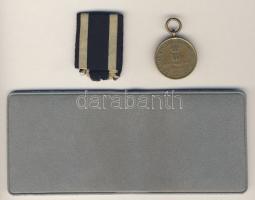 Német Birodalom/Poroszország 1870/71. Háborús emlékérem zsákmányolt ágyubronzból készítve + szalag (...