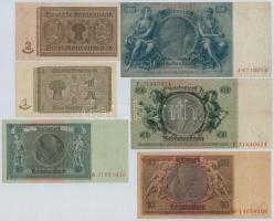 Német Harmadik Birodalom 1929. 10M + 20M + 1933. 50M + 1935. 100M + 1937. 1M + 2M T:III
German Thir...