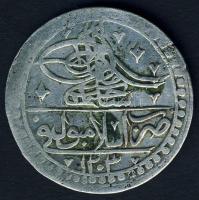 Török Birodalom 1793. 1Y ((2 1/2P)Ag III. Szelim T:3