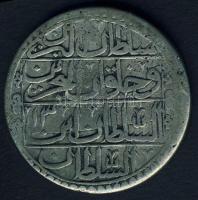 Török Birodalom 1791. 1Y (2 1/2P) Ag III. Szelim T:3