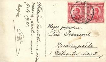 Zagreb, Agram, Zágráb; Oto Munder ingatlanügynök és építőanyagok értékesítője üzlete és háza / real ...