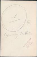 cca 1935 Segesváry Izabella lányregény író (pl. Pöttöm család) előadást tart kisdiákoknak, Schäffer ...