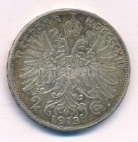 Ausztria 1913. 2K Ag "Ferenc József" T:1-,2 
Austria 1913. 2 Corona Ag "Franz Joseph...