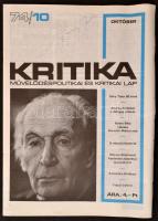 1974 Déry Tibor (1894-1977) író, költő aláírása a Kritika ünnepi lapszámának címlapján