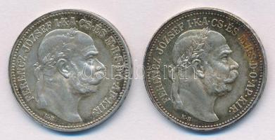 1915KB-1916KB 1K Ag "Ferenc József" (2x) T:1-
Adamo K5.1