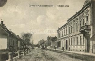 Csíkszereda, Miercurea Ciuc; Rákóczi utca. Szvoboda Miklós kiadása / street view