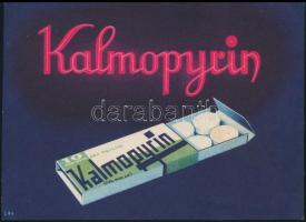 cca 1940 Kalmopyrin gyógyszerreklám levelezőlap, Richter Gedeon Rt., szép állapotban