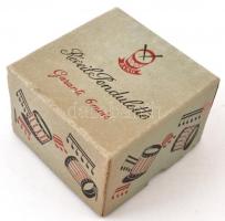 Band márkájú francia vekker, működik, eredeti dobozában, 8×8 cm