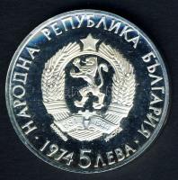 Bulgária 1974. 5L Ag "Sztambolinszki" T:PP