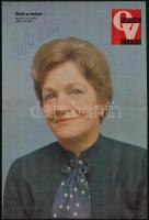 Sulyok Mária és Bulla Emma színésznők aláírásai, összesen 2 db