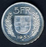 Svájc 1956. 5Fr Ag T:2+