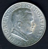 Ausztria 1934. 2Sch Ag "Dollfuss" T:2/2+