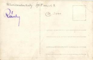 1915 Budapest XVI. Rákosszentmihály, vendéglő, étterem terasza. photo (fa)