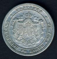 Bulgária 1882. 2L Ag T:3+