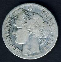 Franciaország 1871A 2 Fr Ag T:3