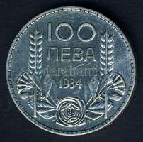 Bulgária 1934. 100L Ag T:2