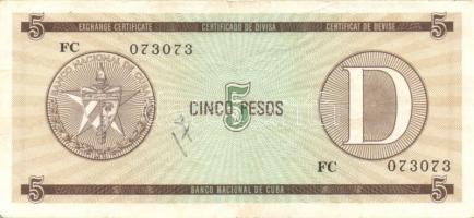 Kuba/külföldi váltó 1985. 9 db 6klf T:II+,II,II/III+