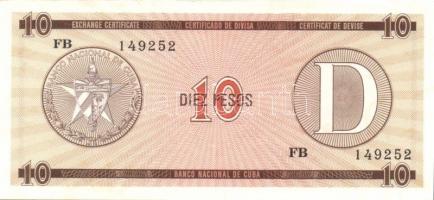 Kuba/külföldi váltó 1985. 9 db 6klf T:II+,II,II/III+