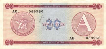 Kuba/külföldi váltó 1985. 9 db 6klf T:II+,II,II/III+